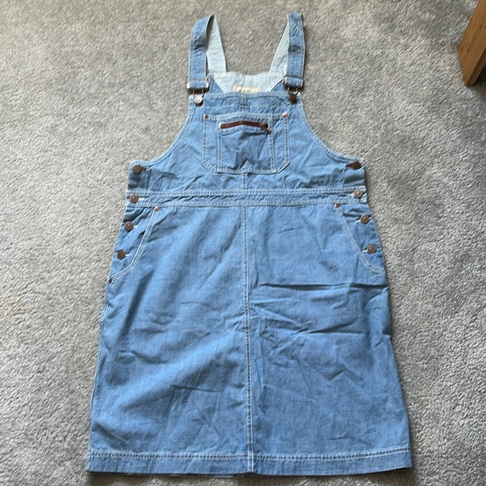 Eddie Bauer Overalls with Skirt - Picture 2 of 4